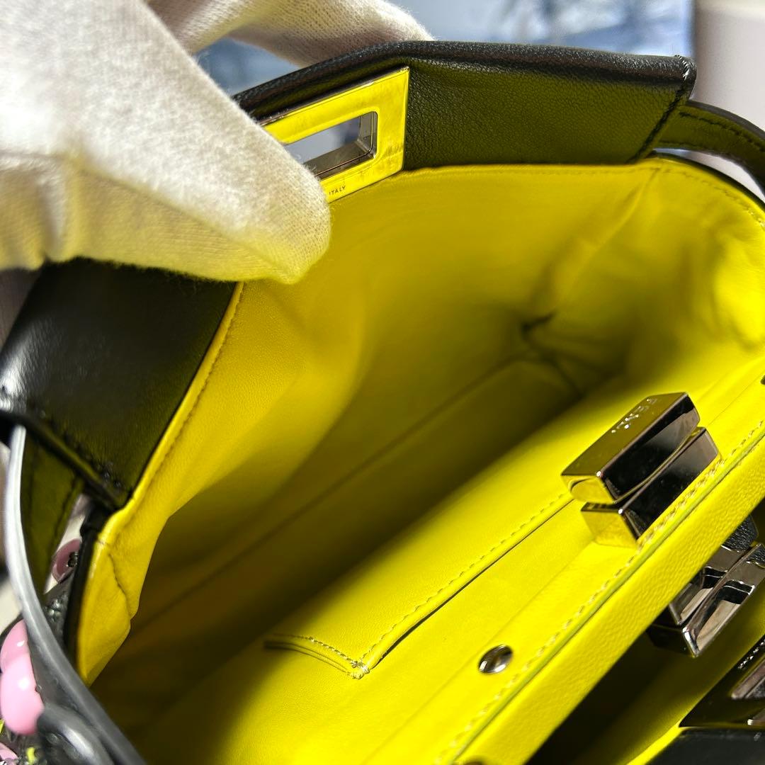 【激レア】FENDI ピーカブー ミニ 装飾 2wayショルダーバッグ 限定生産