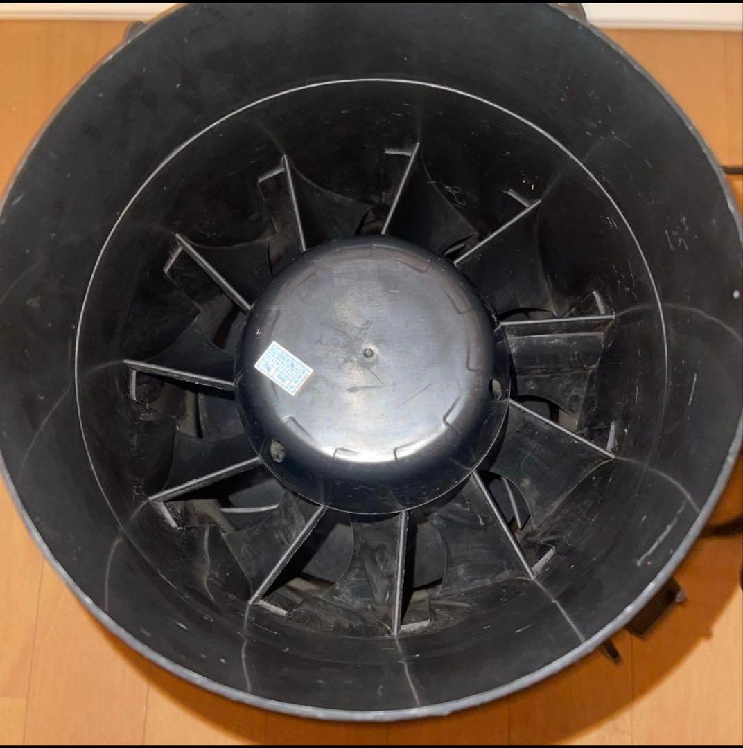 ダクトファン 200mm 無段階調速スイッチ付き 100~120V