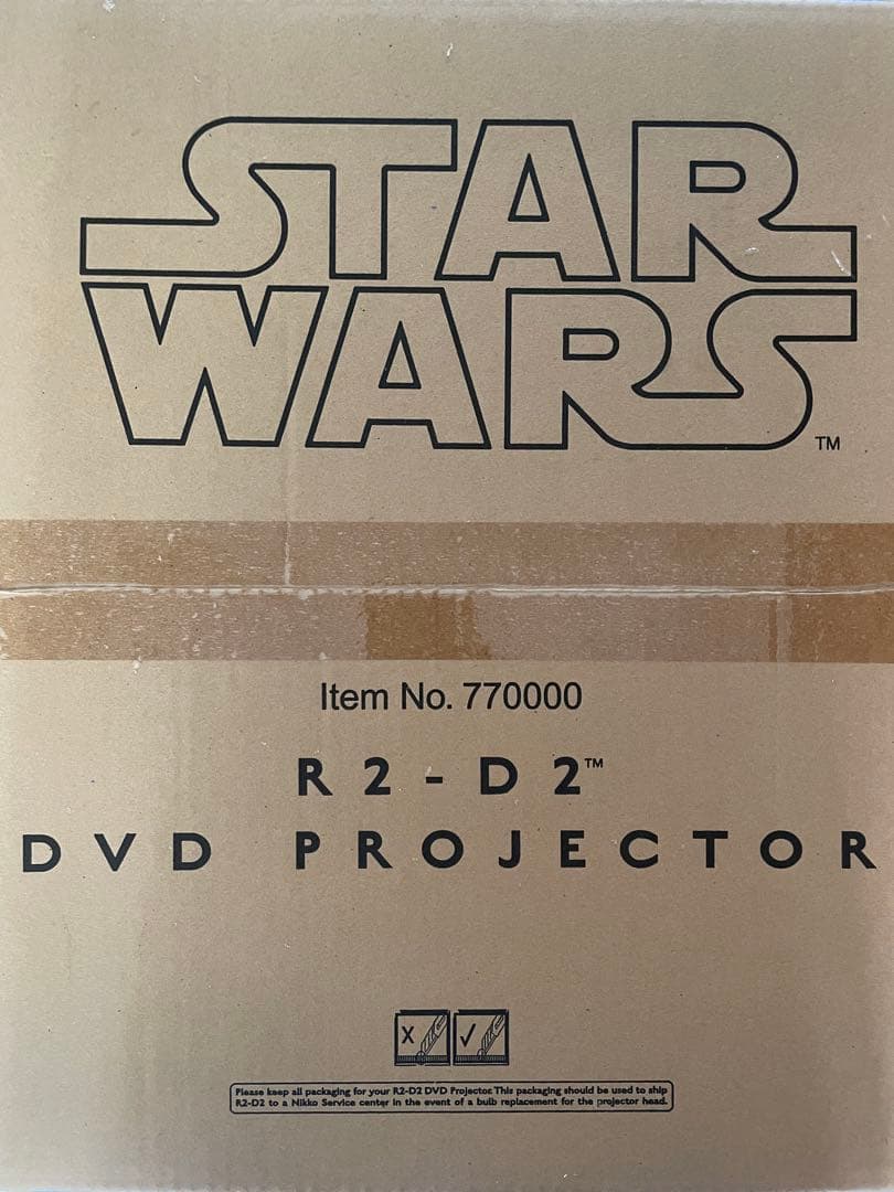 NIKKO社製スターウォーズR2-D2 DVDプロジェクター