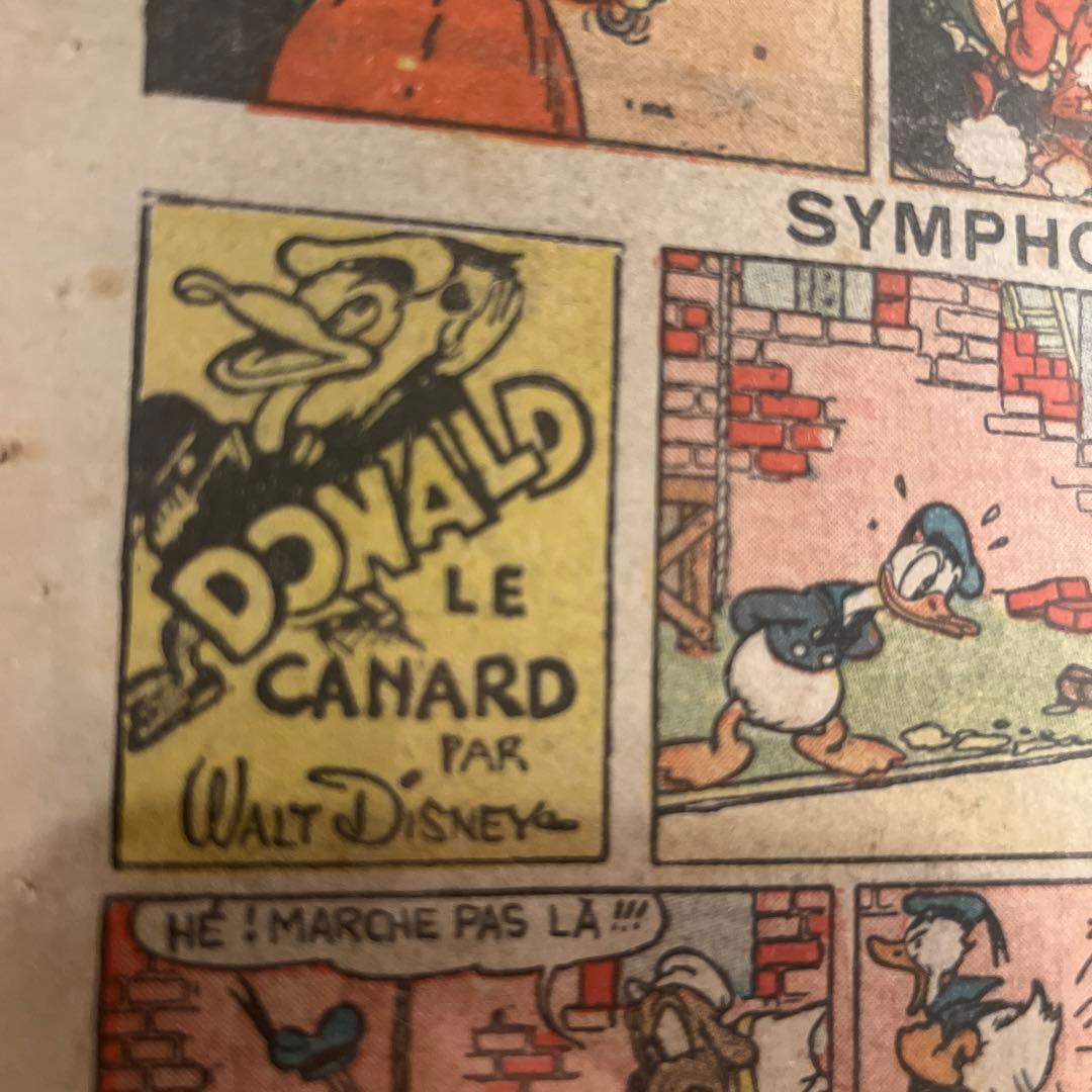 【激レア】ディズニー　戦前マガジン本物　LE JOURNAL DE MICKEY