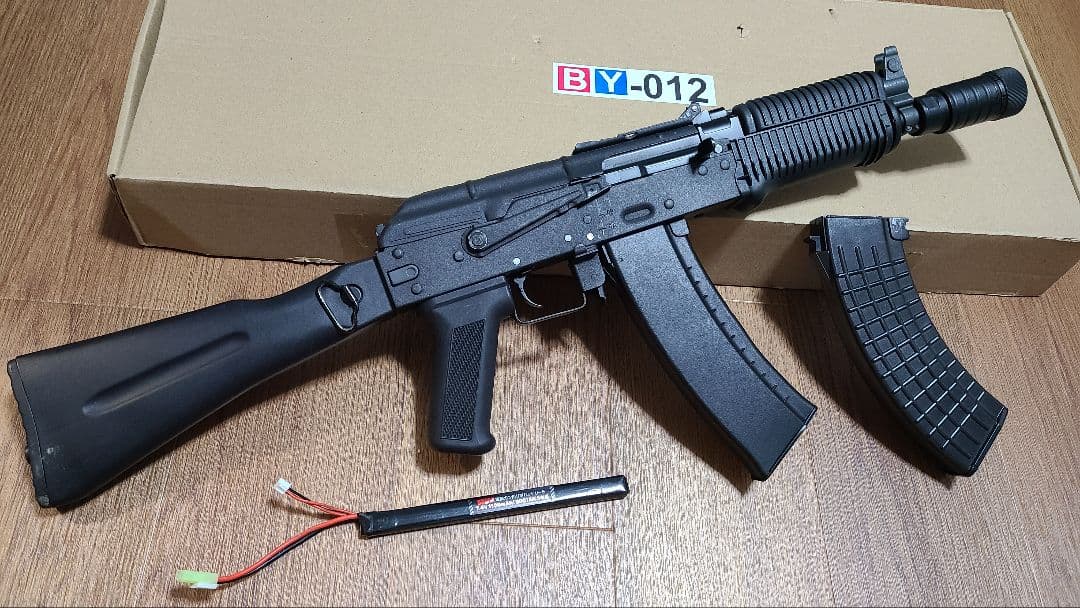 ダブルベル BY-012 AK SLR-107 SBR 電動ガン セット