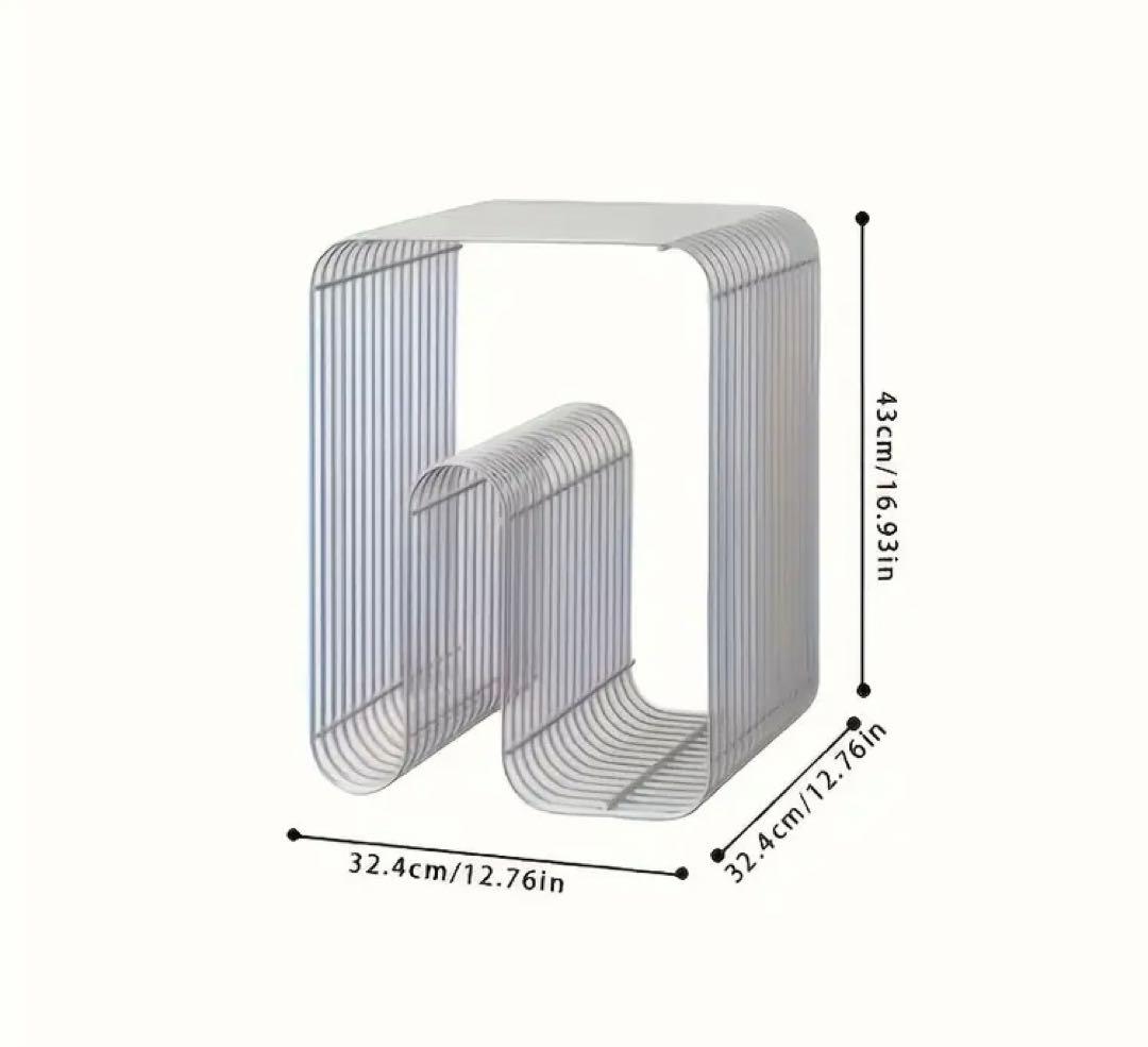 ワイヤー シェルフ マガジンラック リプロダクト テーブル 北欧 スタイリッシュ