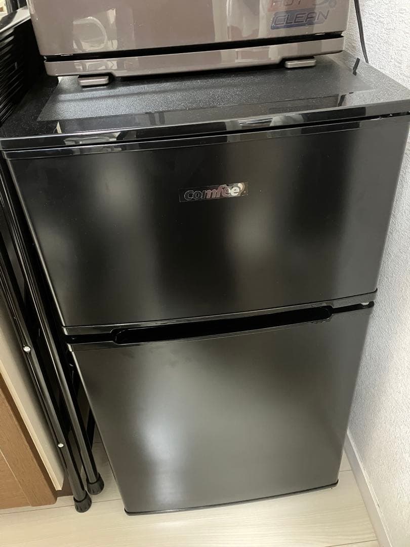 コンパクト冷蔵庫・冷凍庫 62L/28L 黒