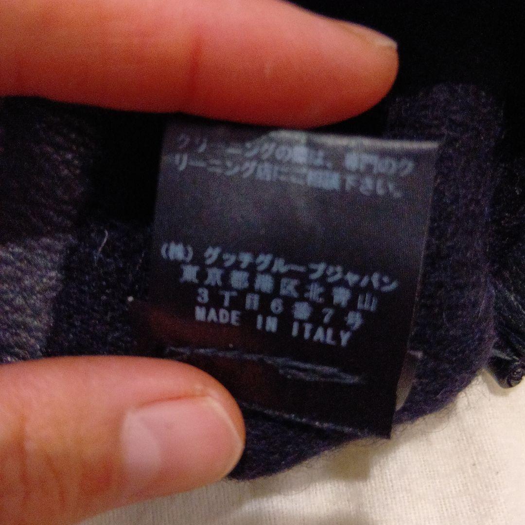 GUCCI ブラック 手袋（鹿革/カシミア）