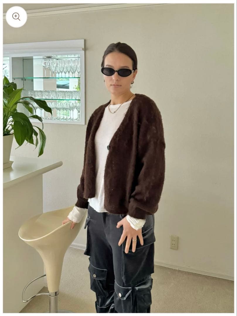 【nyxu】Verour Cargo Pants ミルク(グレー) Sサイズ