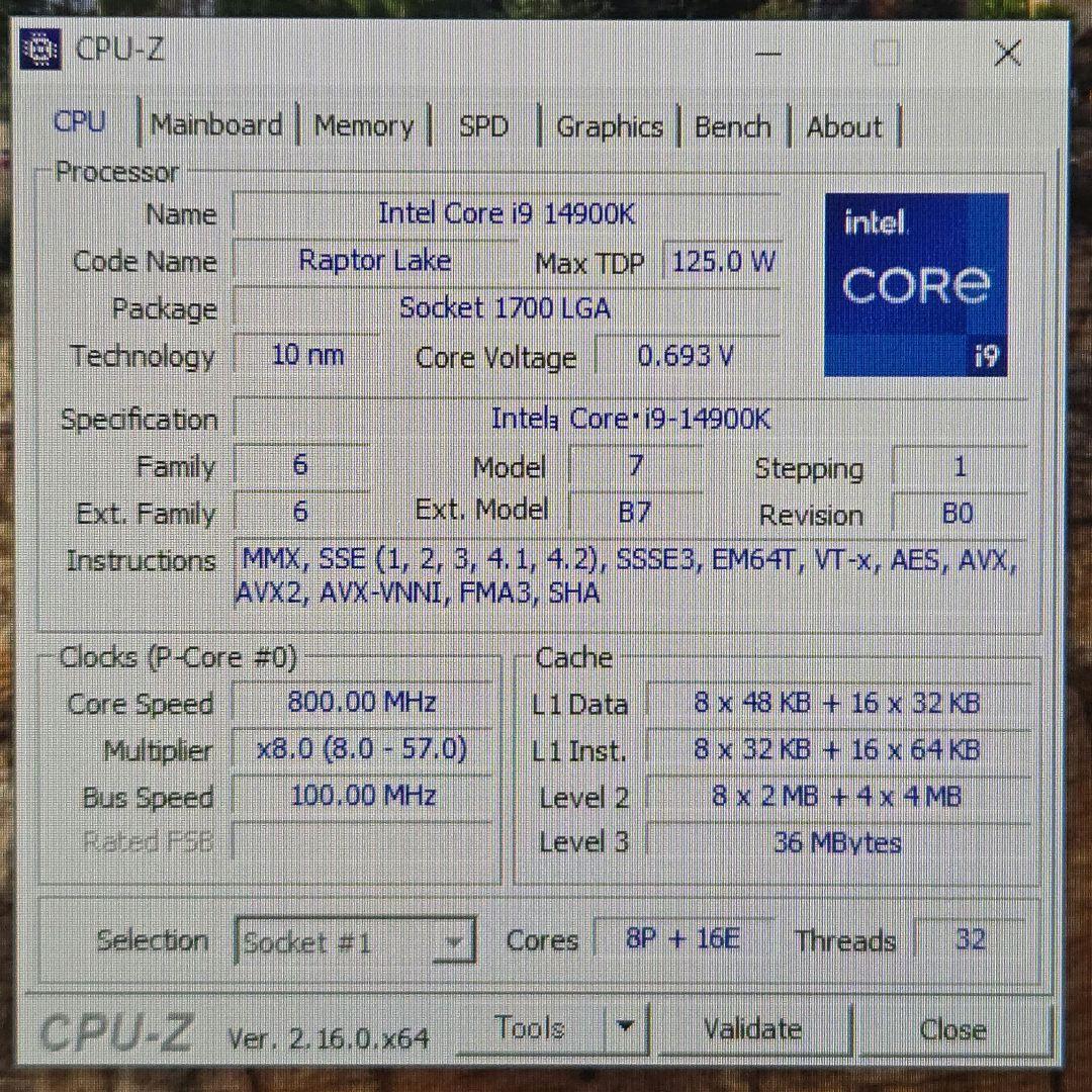 CPU i9-14900K