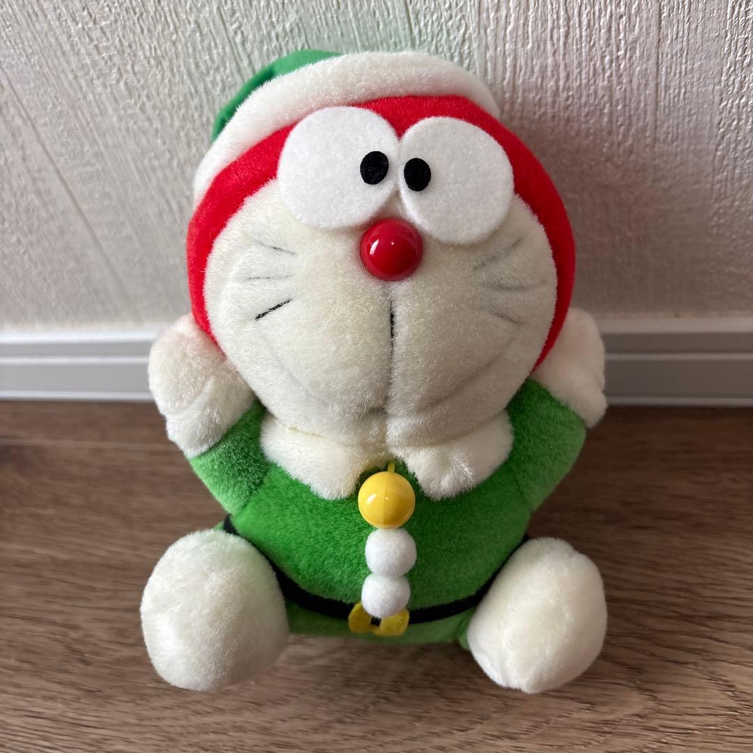 ドラえもん サンタ ブルブル ぬいぐるみ 赤 ミニドラ 新品未使用 難アリ