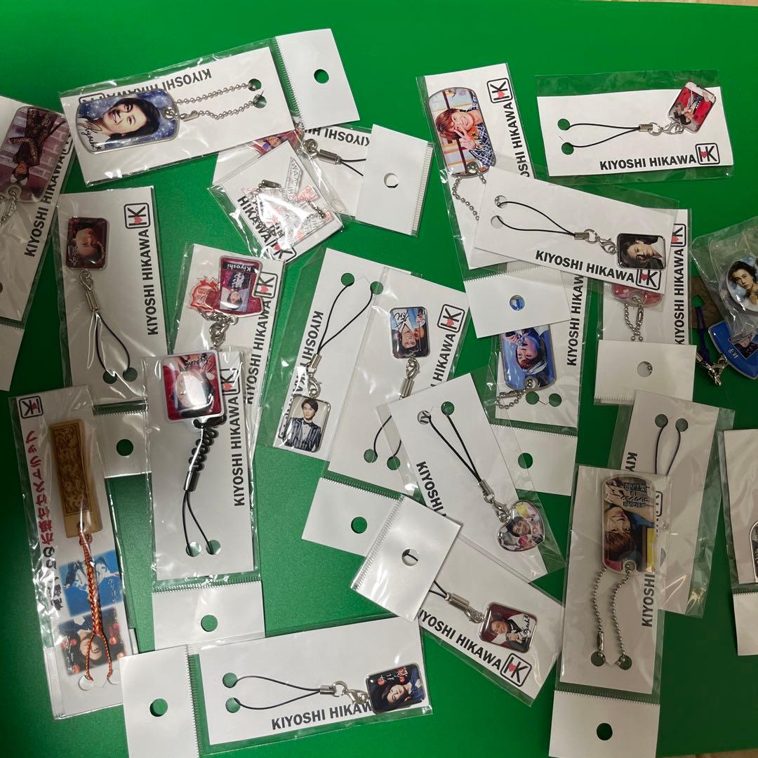 氷川きよし　大量　グッズセット　アクセサリー　キーホルダー　ブレスレット　シャツ
