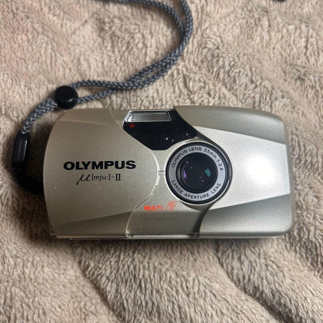 OLYMPUS μ[mju:]-II コンパクトフィルムカメラ　動作未確認