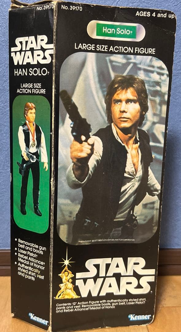 スターウォーズ　オールド　ケナー　ラージ　ハン　ソロ　箱有り
