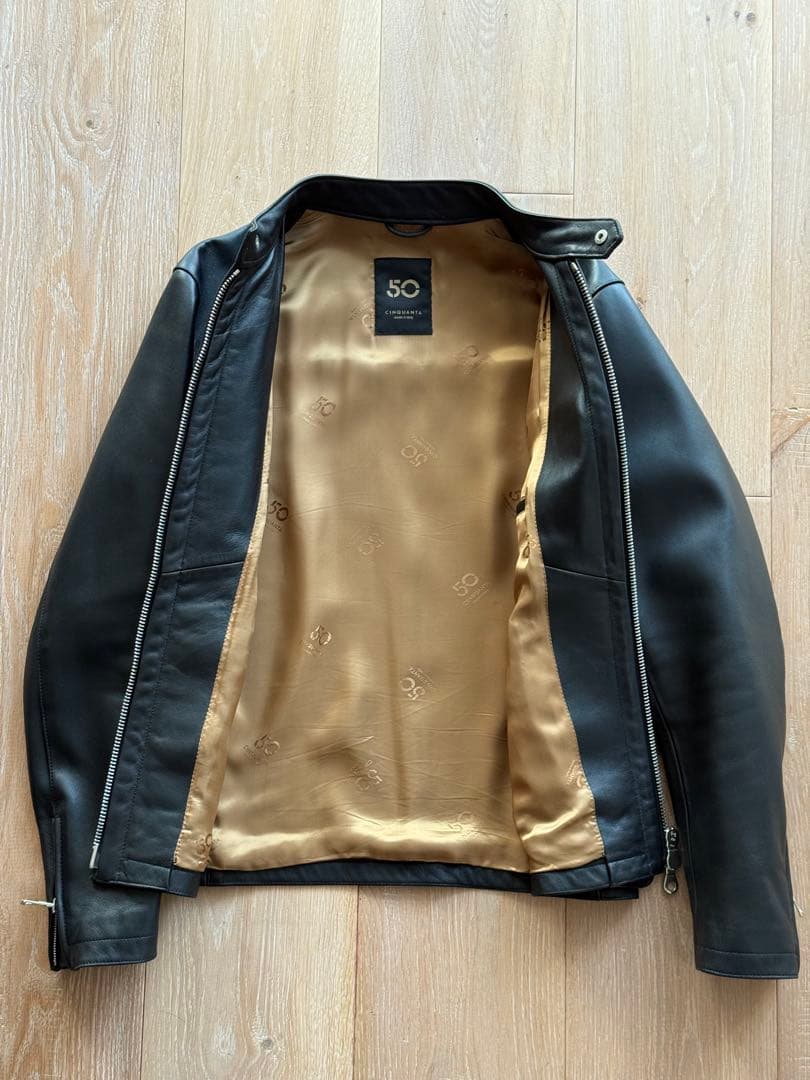 【1回着用】　チンクアンタ　ラム　シングルライダース　48