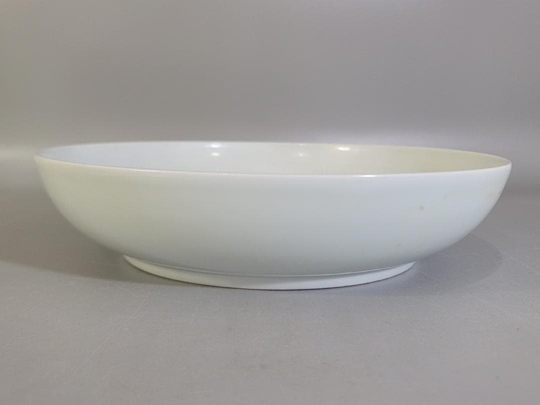 中国 白磁 鳳凰紋 皿