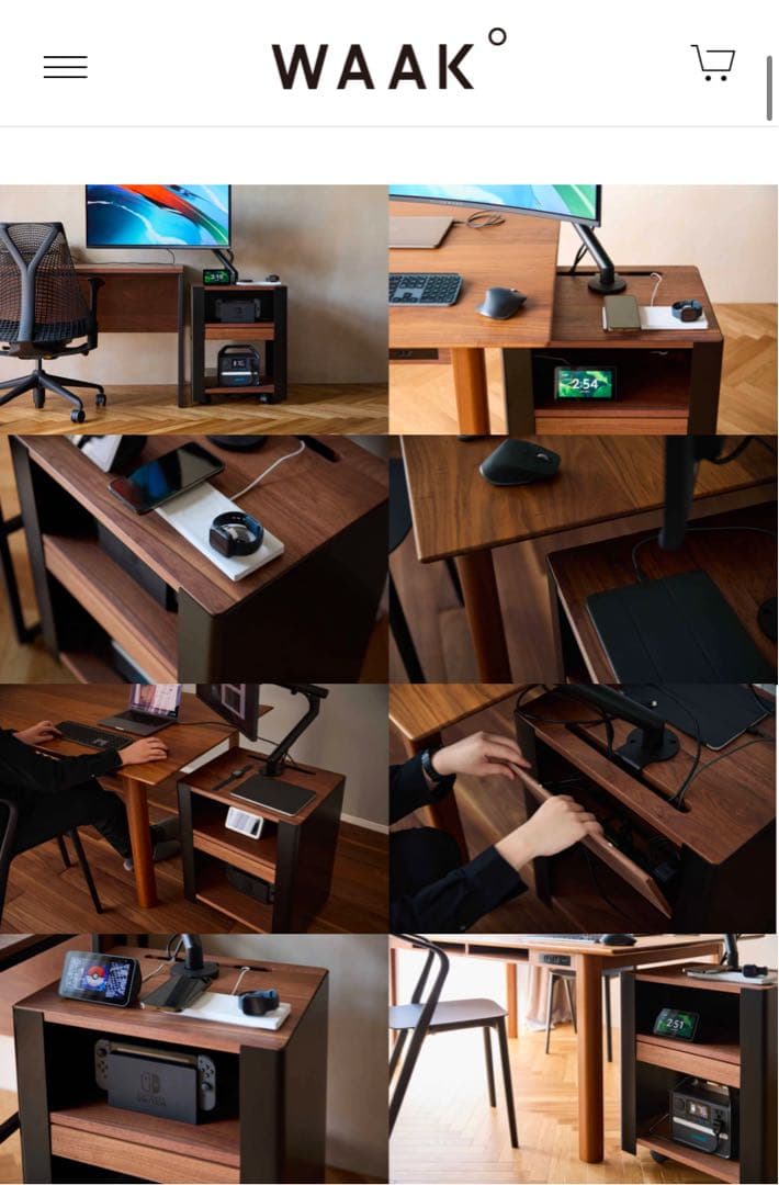 WAAKwagon CUBE デスクワゴン