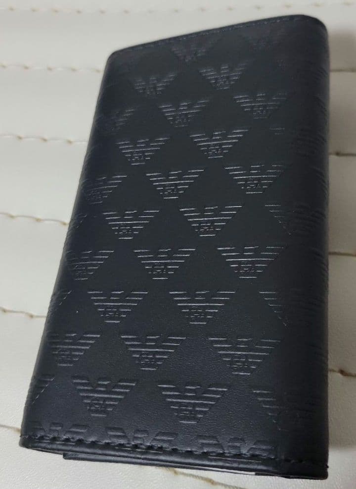 EMPORIO ARMANI ブラック レザー キーケース6連