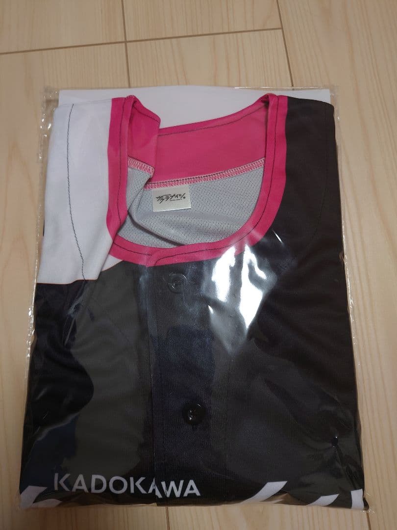 岡田紗佳サイン入り Mリーグ サクラナイツ 2024-25 ベースボールシャツ