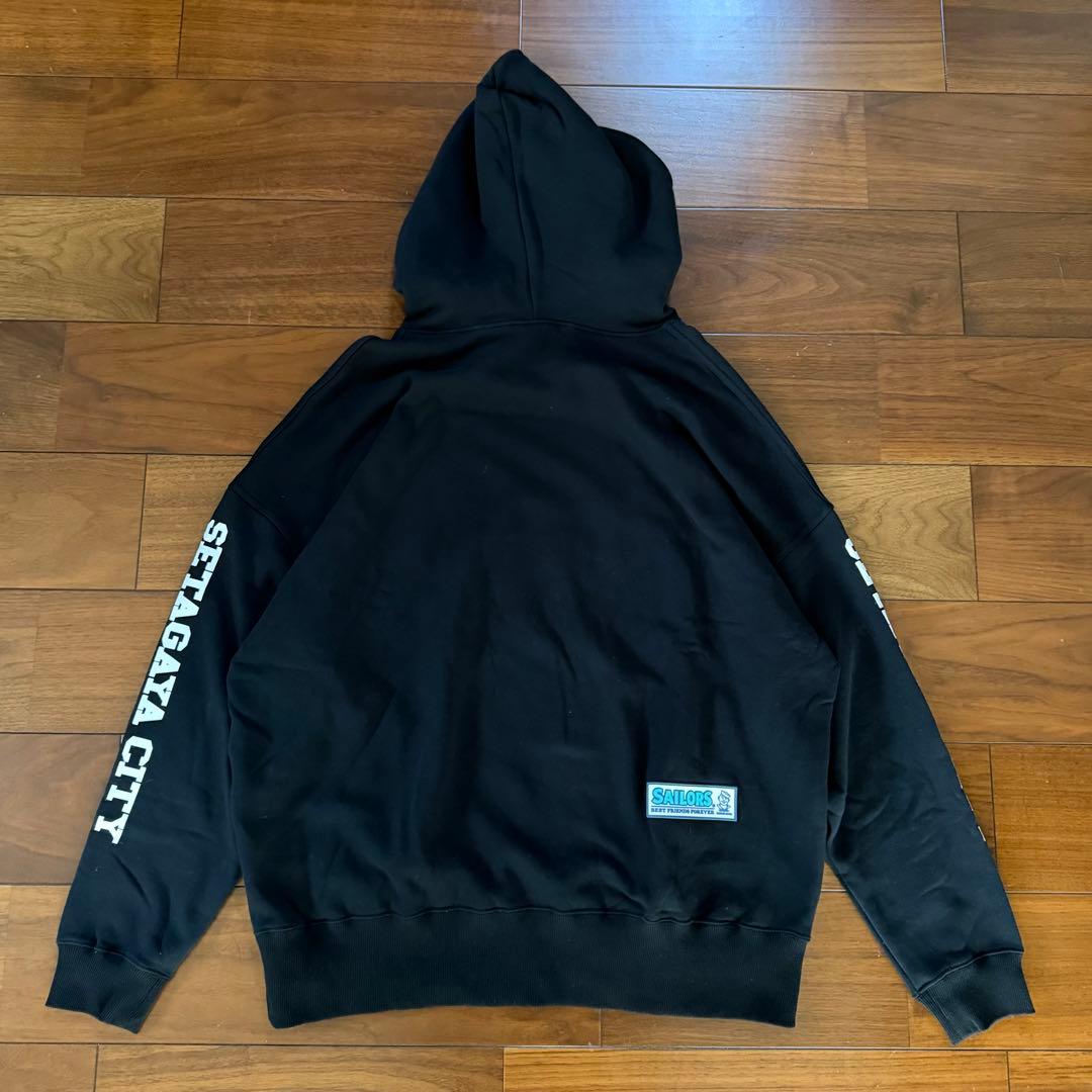【超美品 即完売品】SAILORS セーラーズ ブラックビッグパーカー