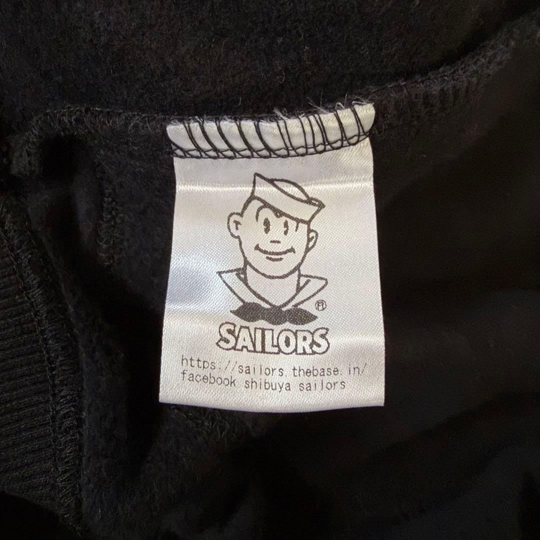 【超美品 即完売品】SAILORS セーラーズ ブラックビッグパーカー