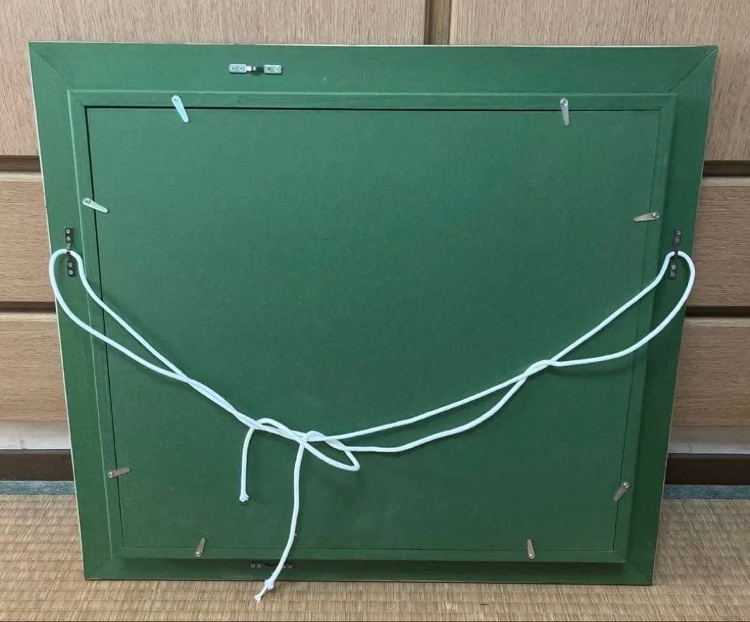 金色 彫刻入り 油彩額縁　F8