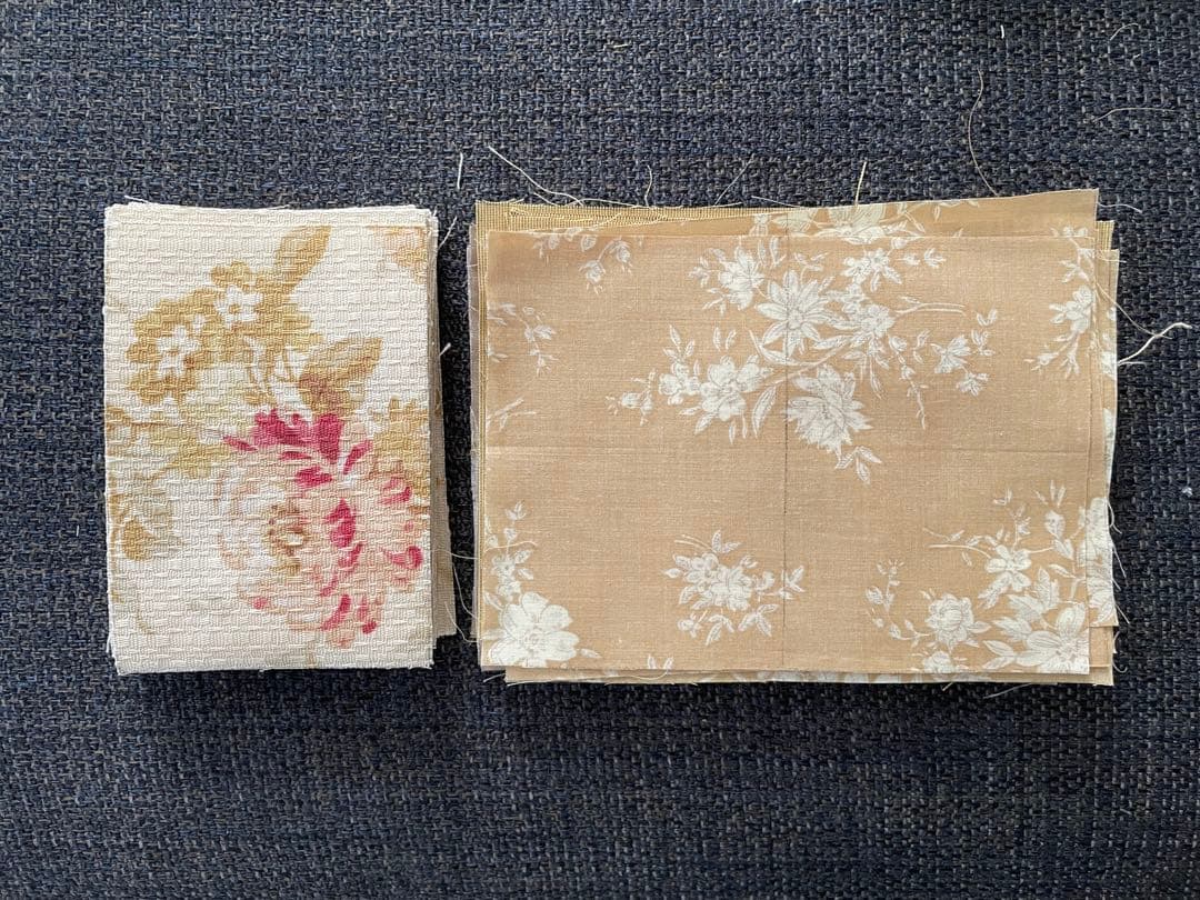 宮崎順子 キット リボンとタッセルフリンジのバッグ キルトジャパン 製作途中