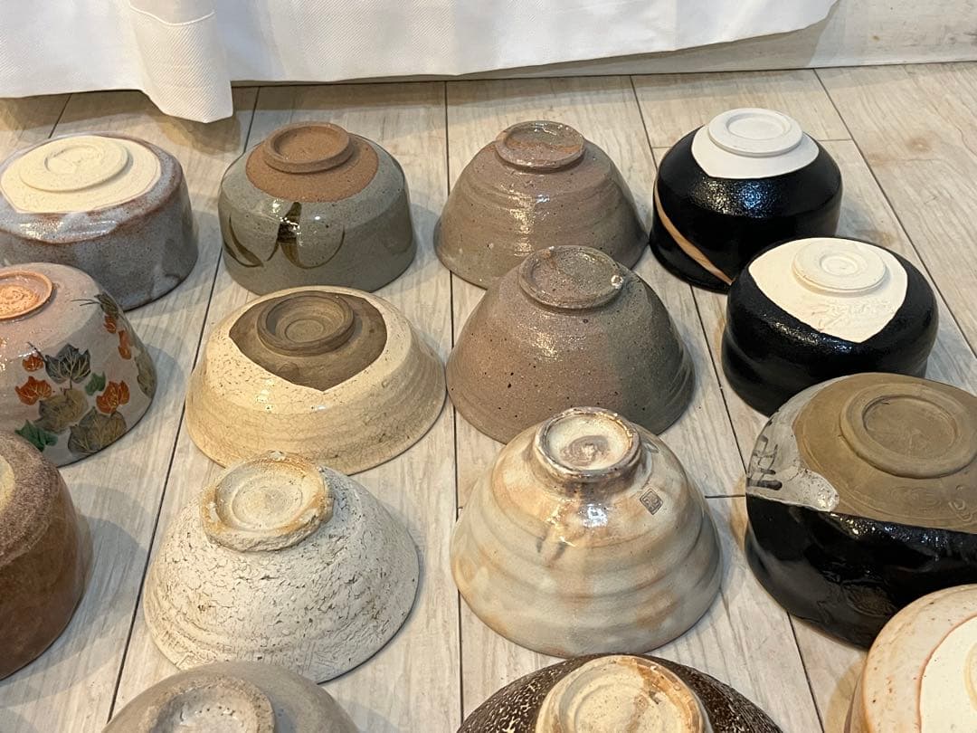 ぞ*う様 茶碗 抹茶碗 数茶碗 まとめて 36点 茶道具 箱無し 陶器 いろいろ