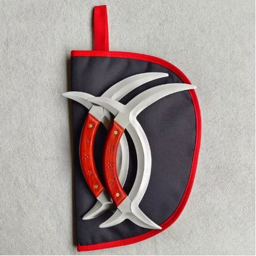 【子午鴛鴦タンタル】2本日本刀　模造刀　 肋差 短刀 刀装具 鑑賞用 贈り物 A