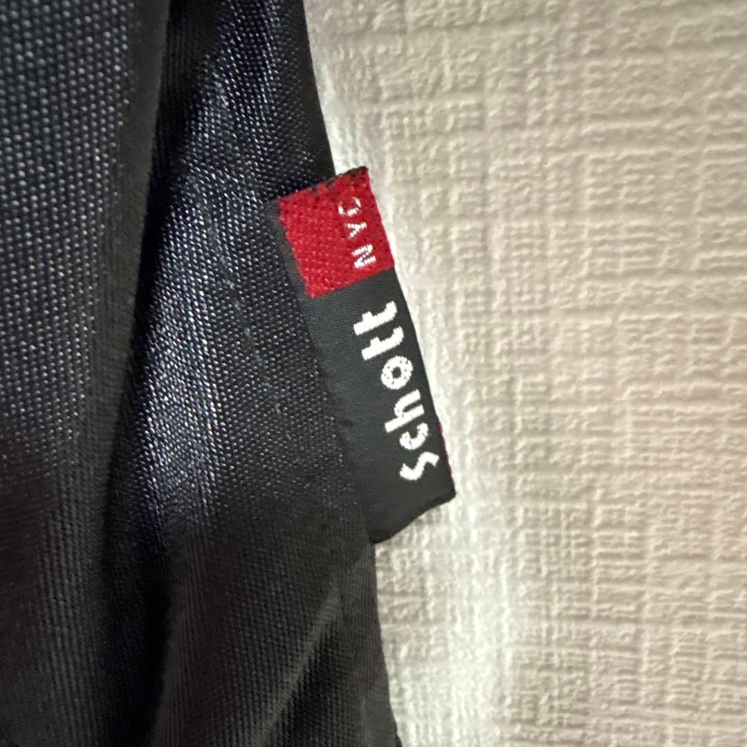 【希少価値あり】Schott ブラック ジャケット Mサイズ