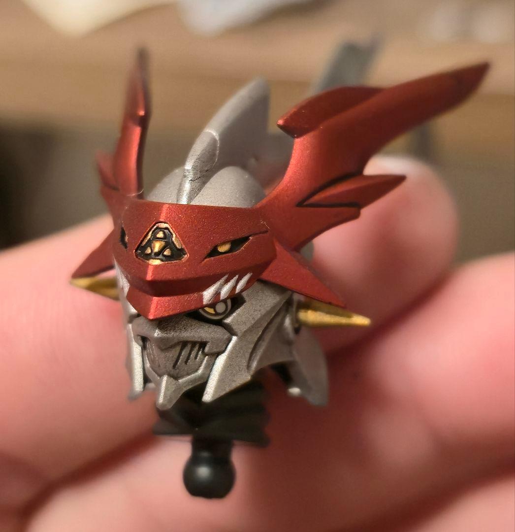 デジモンプラモデル デュークモン 塗装完成品