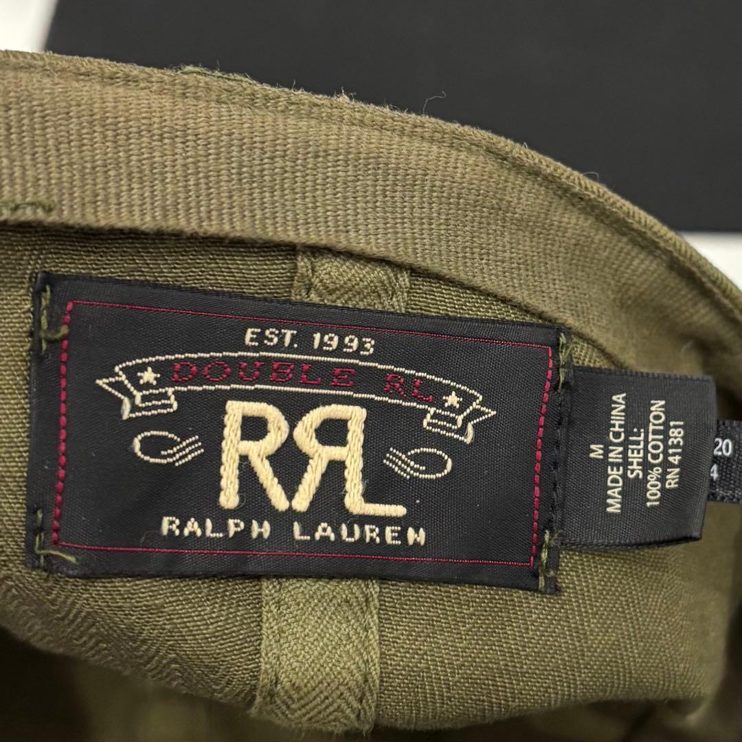 美品 RRL HBT ヘリンボーン ツイル ミリタリー ワーク キャップ M