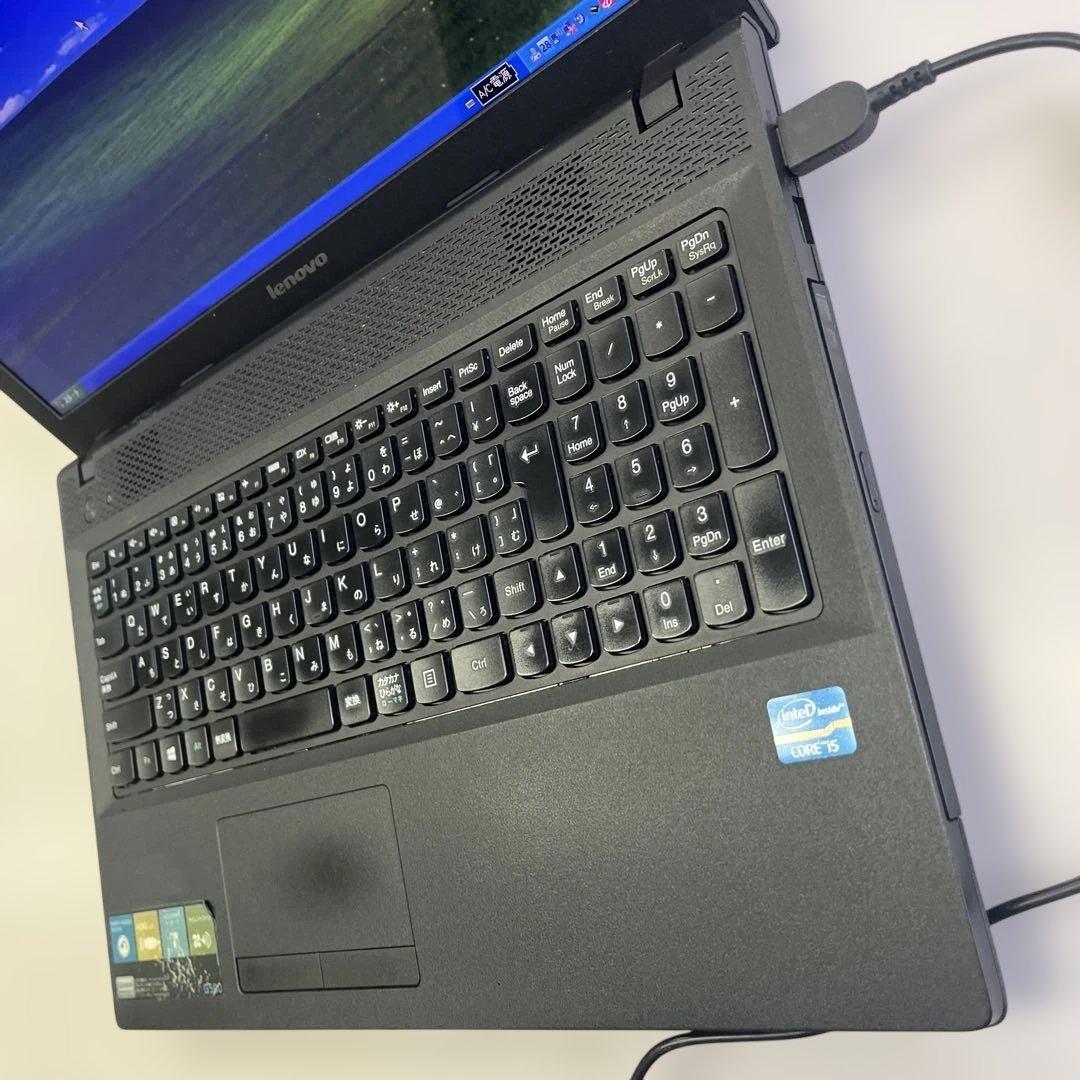 ☆格安美品☆WindowsXP☆レノボ15.6インチ大画面ノート☆第3世代i5