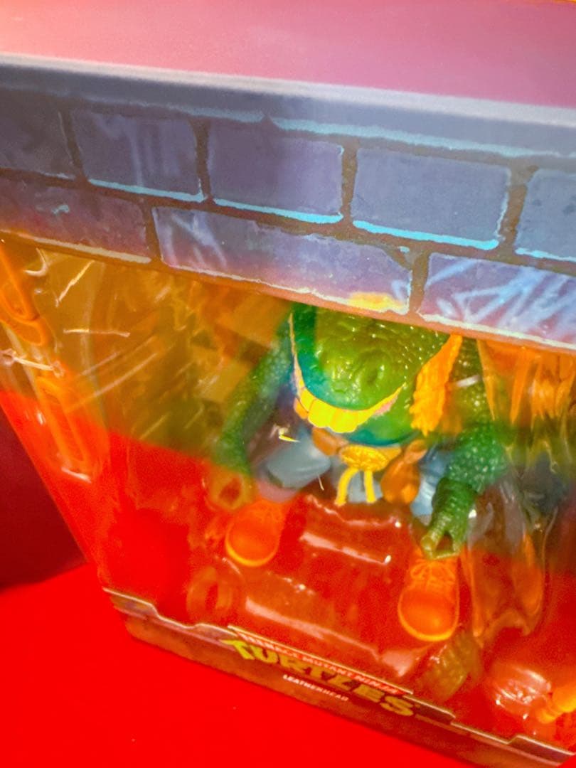 ニコロデオン タートルズ Super 7 レザーヘッド フィギュア