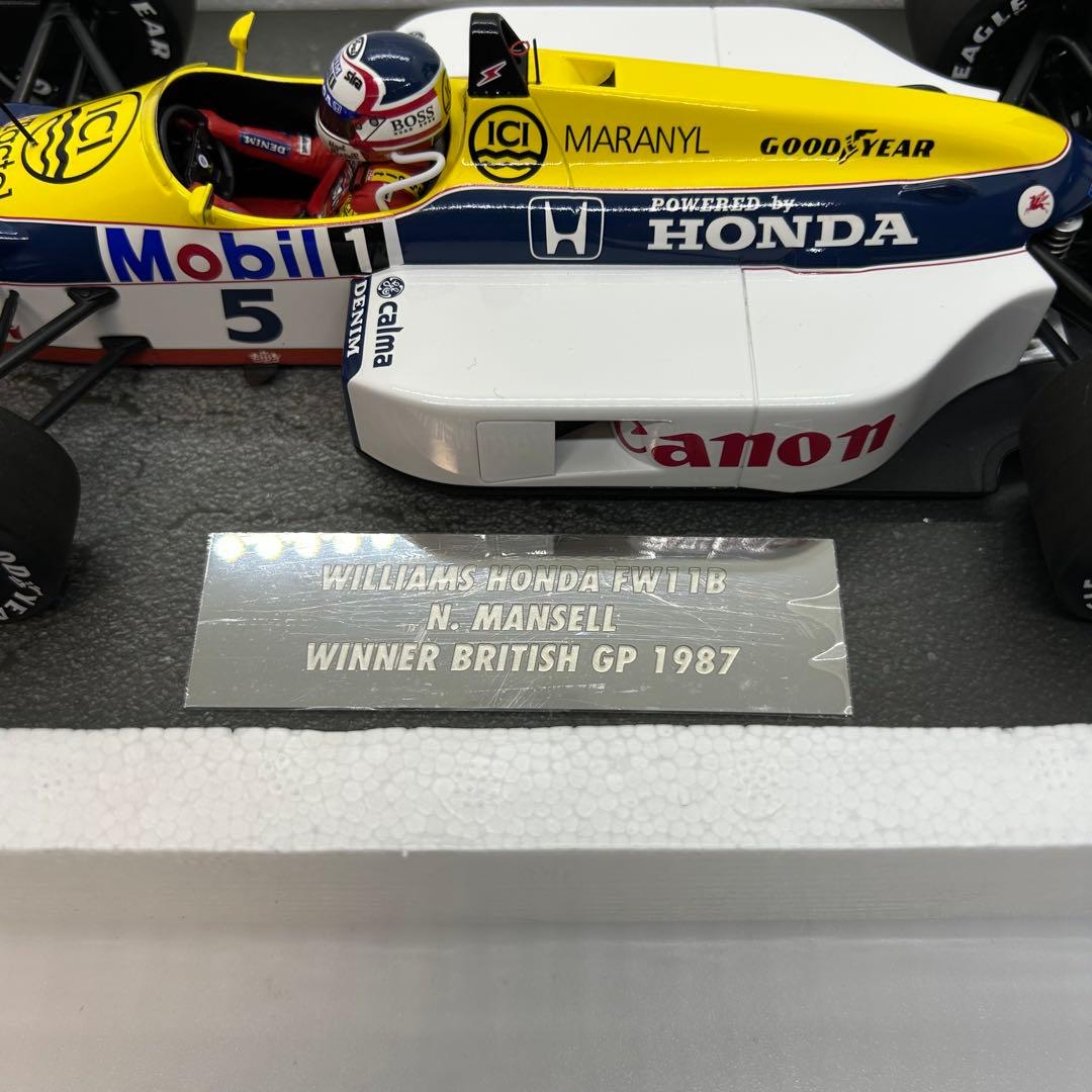 ダーリン鈴鹿様 ミニチャンプス ウィリアムズ ホンダ FW11B N.マンセル