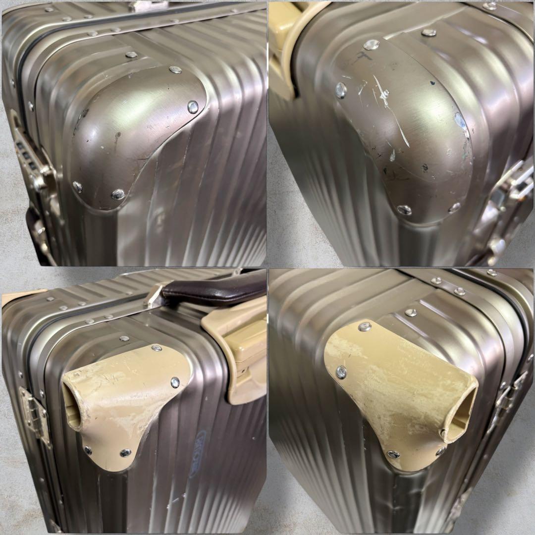 リモワ トパーズ 4輪 キャリーケース チタン 64L 大容量