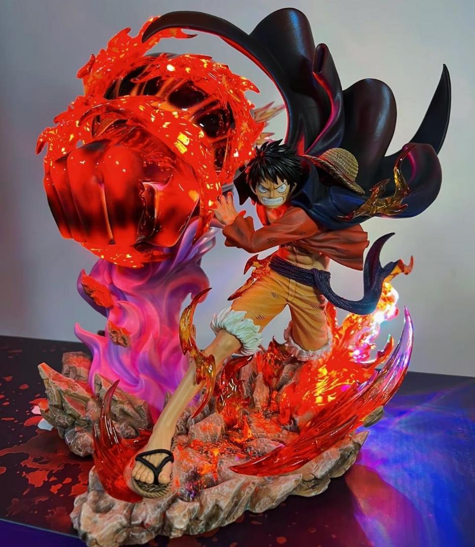 ワンピース LX 業火ルフィ ガレージキット ガレキ スタチュー フィギュア