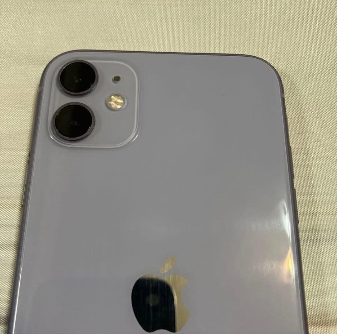 iPhone11本体 64GB バッテリー最大容量92% パープル