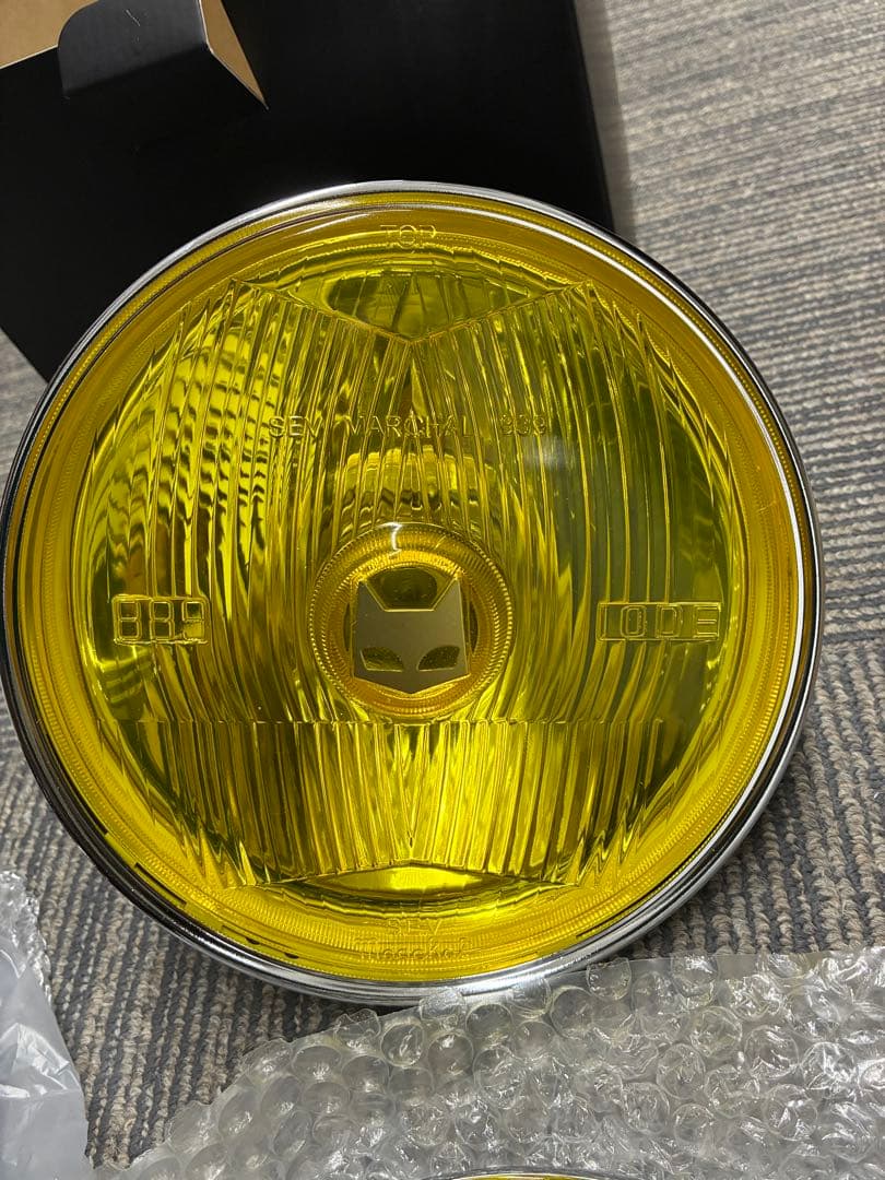 新品未使用マーシャル889 イエローレンズ　ブラックボディ　φ180