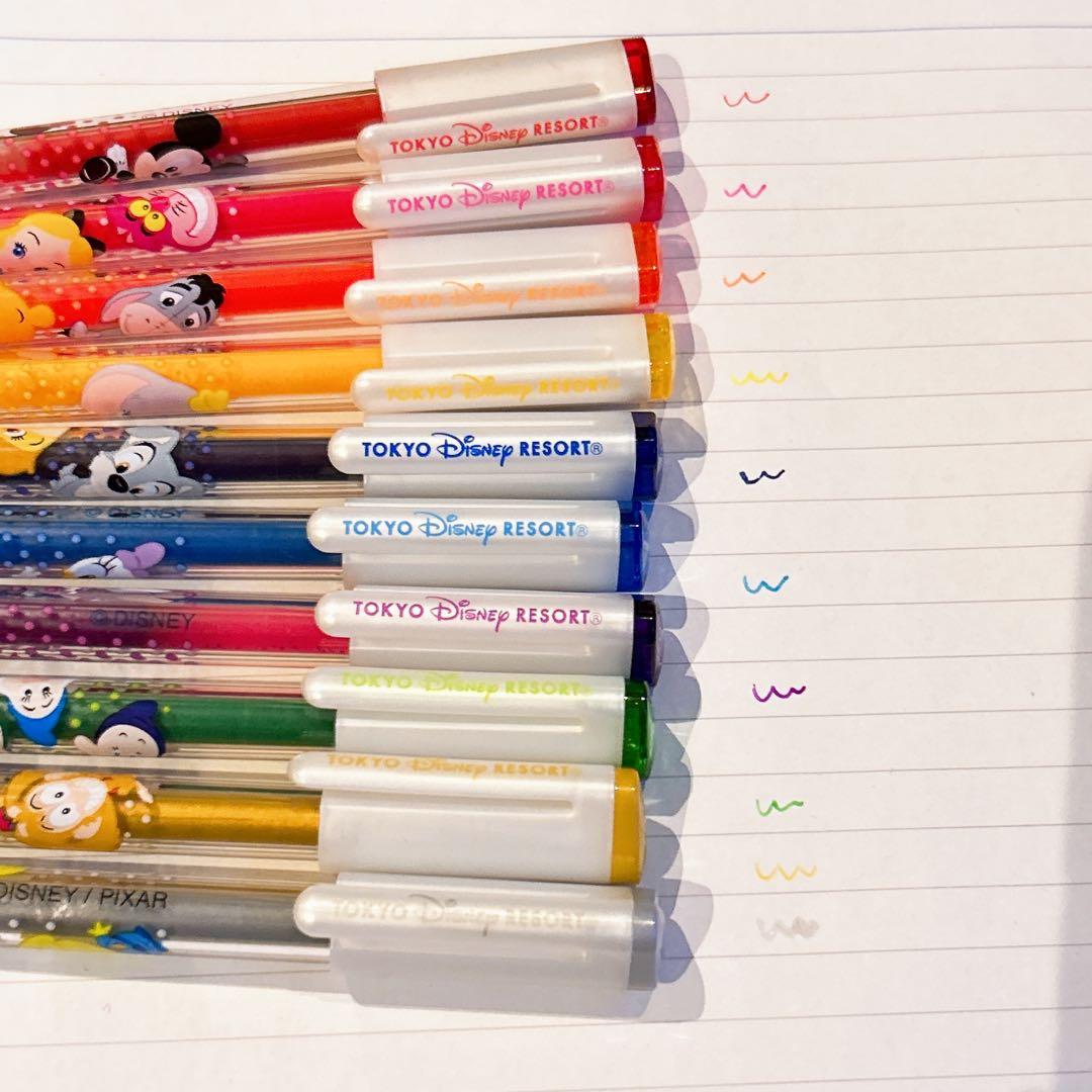 東京ディズニーリゾート 水性 ボールペン 10色セット 文房具 レトロ