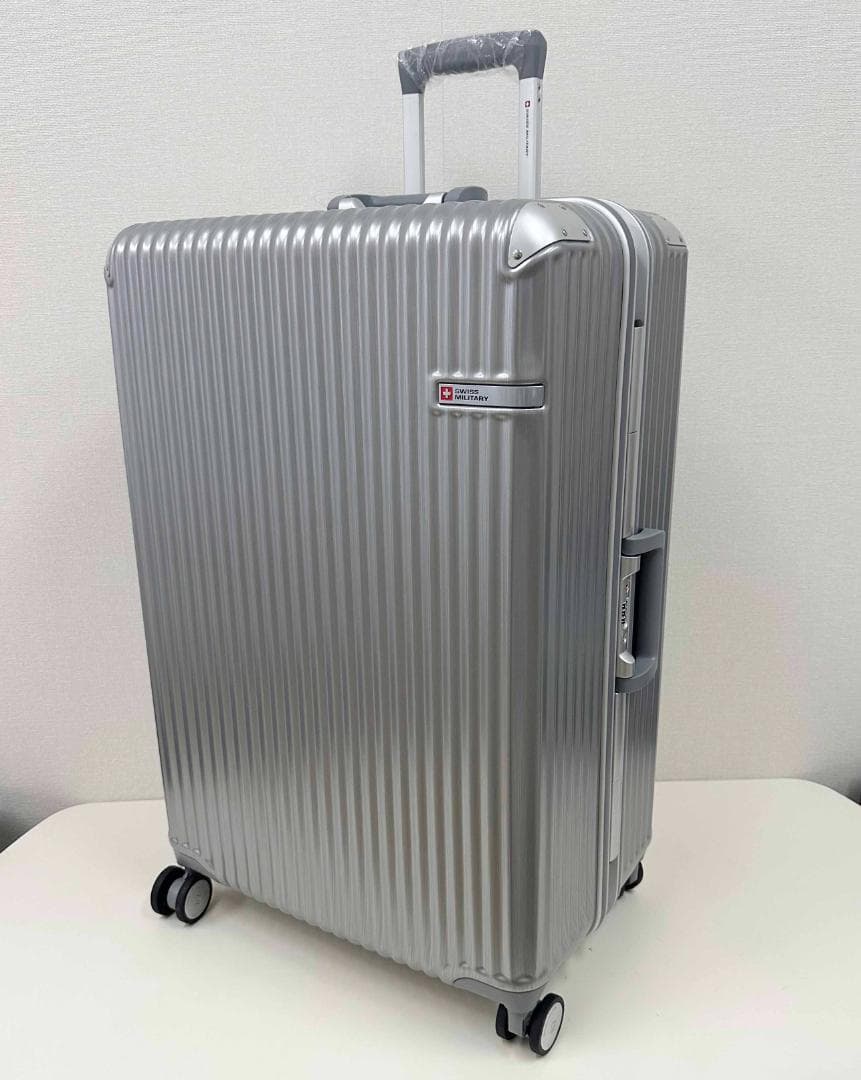 新品 ★ スイスミリタリー スーツケース 105L シルバー 28インチ