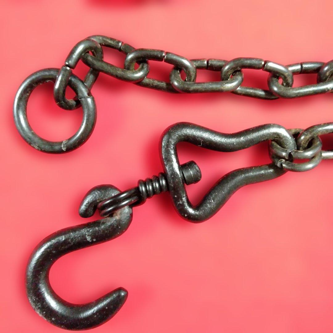 金工師　木村清五郎作　鎖道具三点