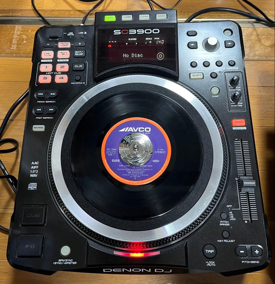 ジャンク扱い　DENON DJ SC3900 ターンテーブル 2台セット