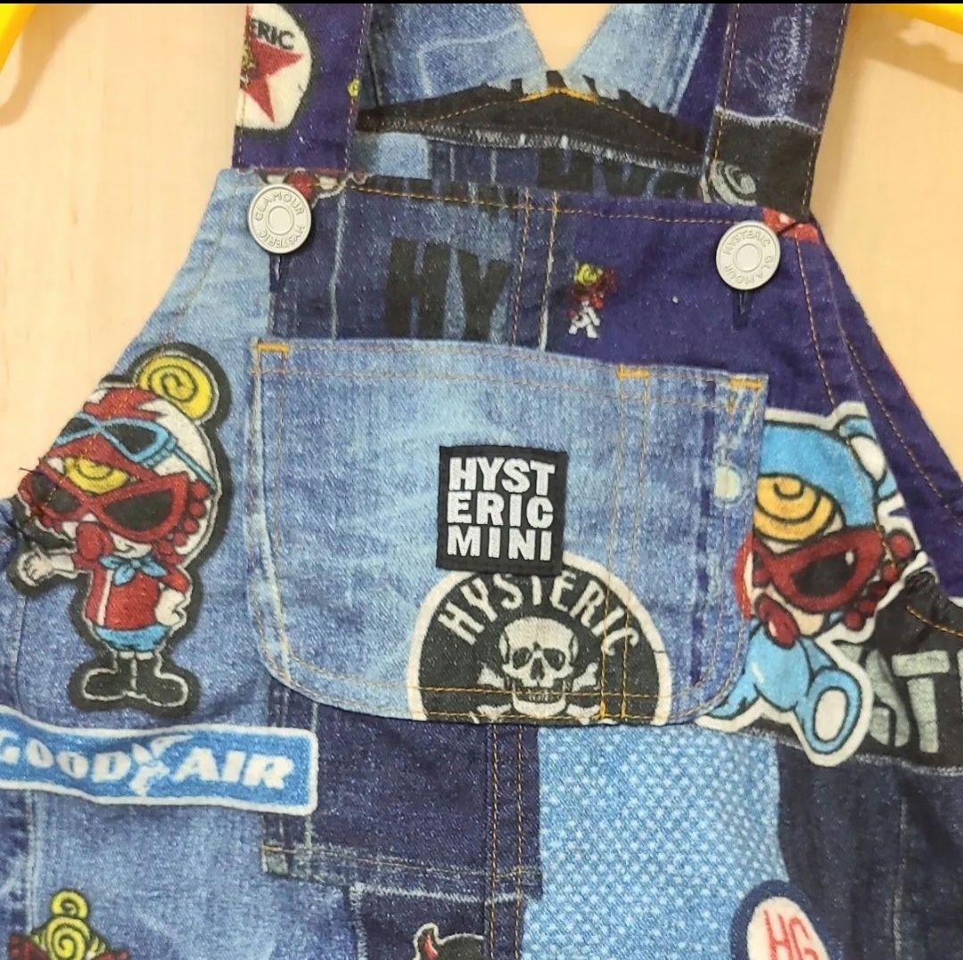 ヒステリックミニ★パッチワークダルマオール×新品タグ×M(90)