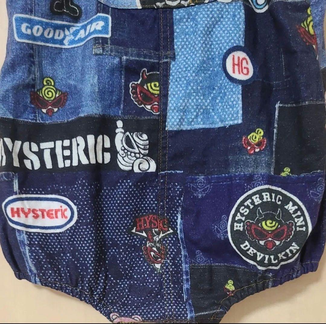 ヒステリックミニ★パッチワークダルマオール×新品タグ×M(90)