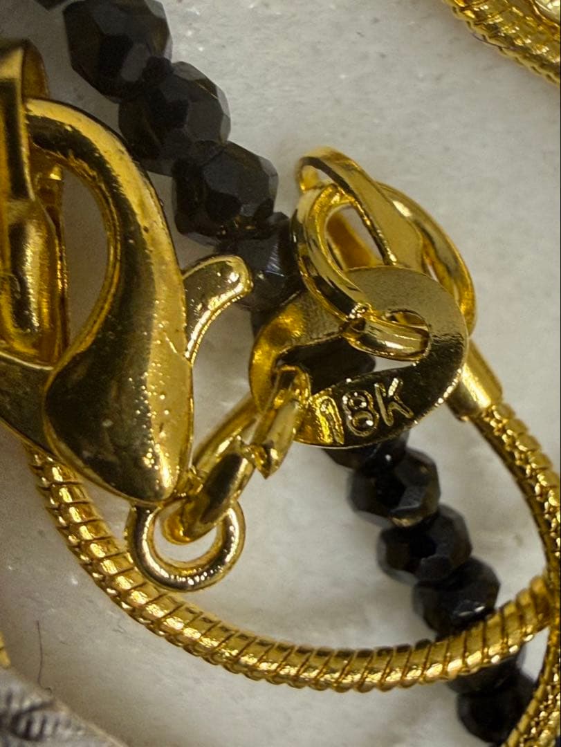 遺品整理 18K刻印アクセサリー含む まとめ売り