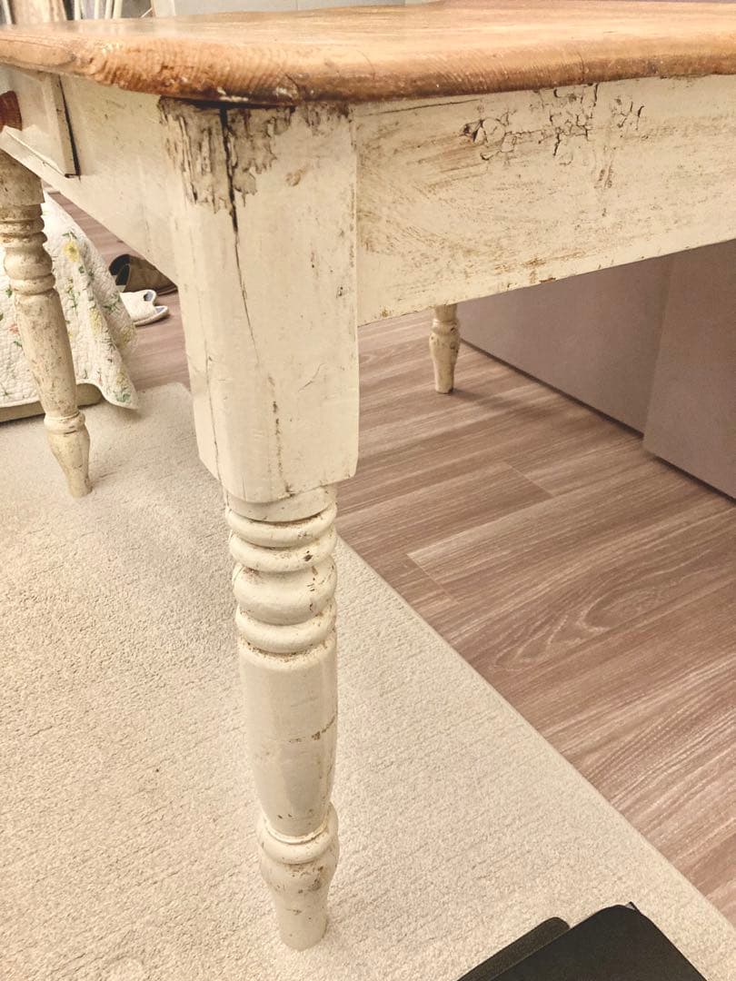 アンティーク ダイニングテーブル ペニーワイズ シャビーシック フレンチカントリ