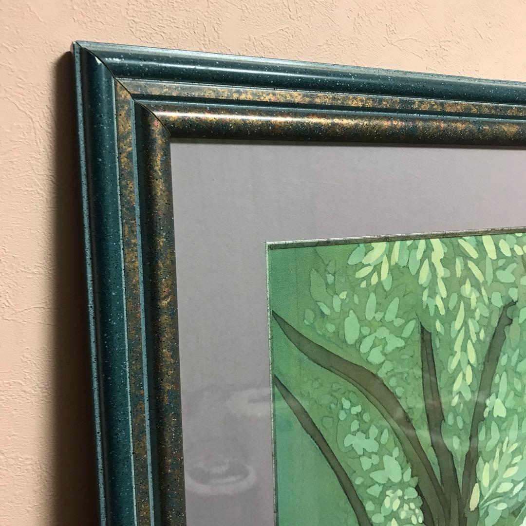 【値下げ】特大　絵画　アンコールワット　ろうけつ染