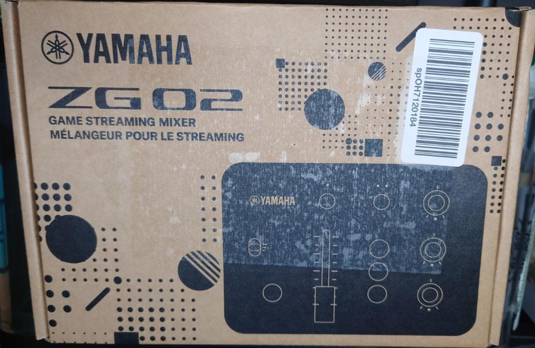 【新品未開封】ヤマハ YAMAHA ゲーム/配信用オーディオミキサー ZG02