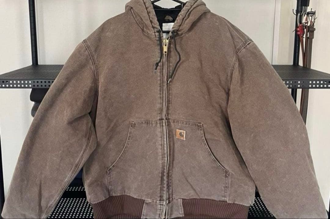 R*様 USA製Carhartt アクティブジャケット　J130CHT 茶色