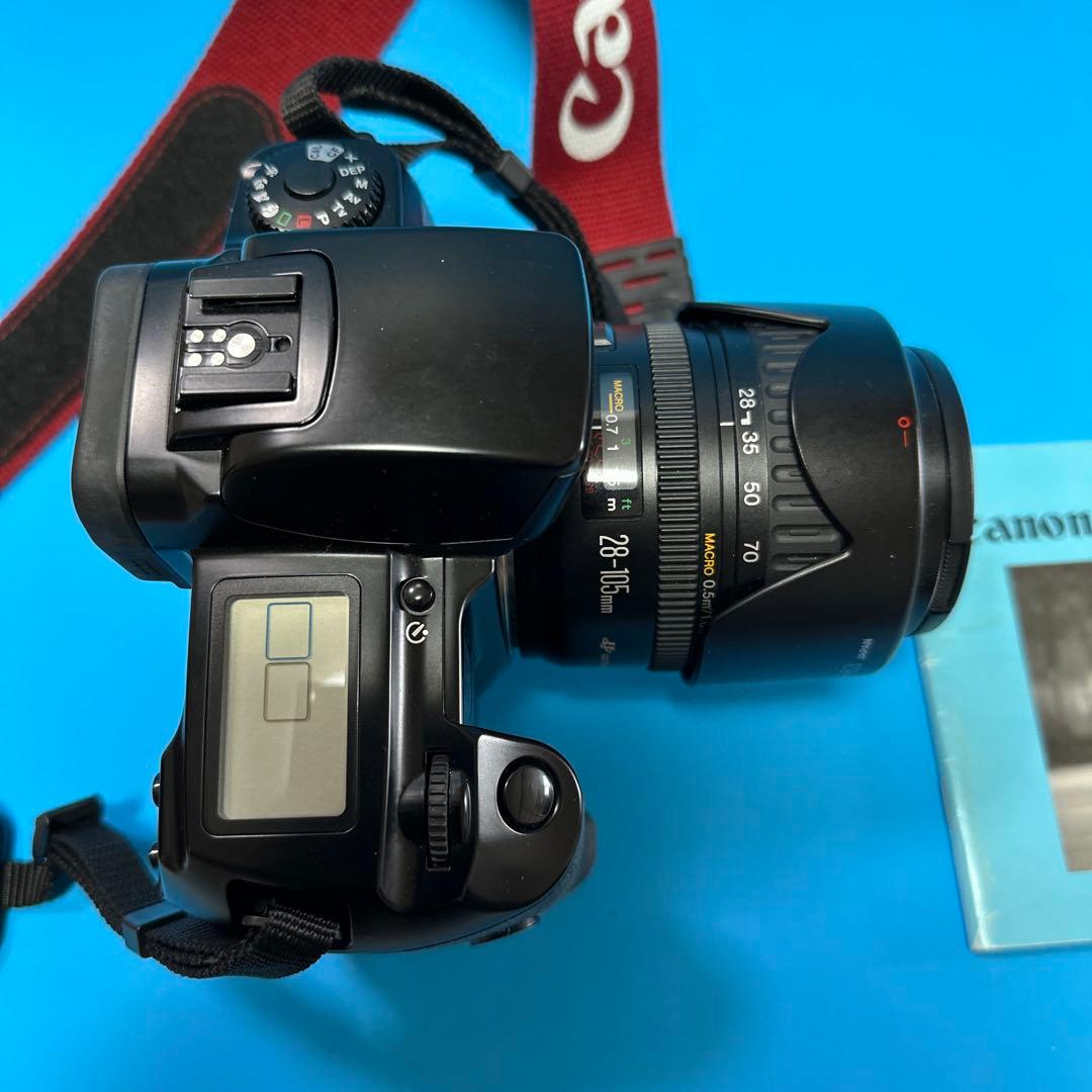 【完動品】CANON EOS5 QD一眼レフ フィルムカメラ + ￼VG-10