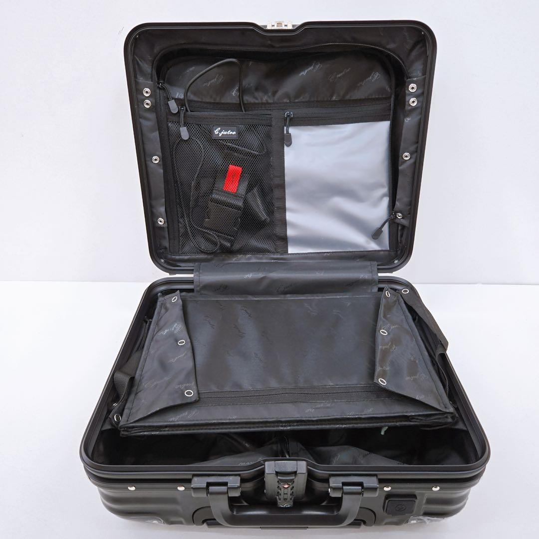 C.JUTRO スーツケース 黒 ブラック Miniサイズ 機内持ち込み可