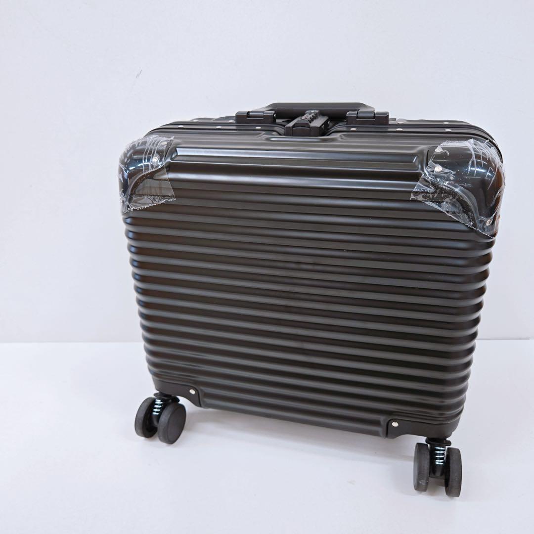 C.JUTRO スーツケース 黒 ブラック Miniサイズ 機内持ち込み可