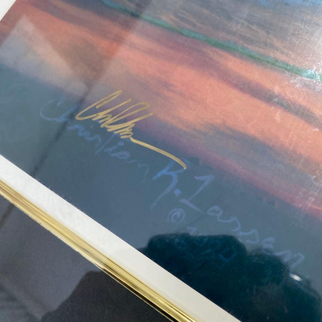 クリスチャンラッセン　シルクスクリーン　　ナプリコープ　絵画